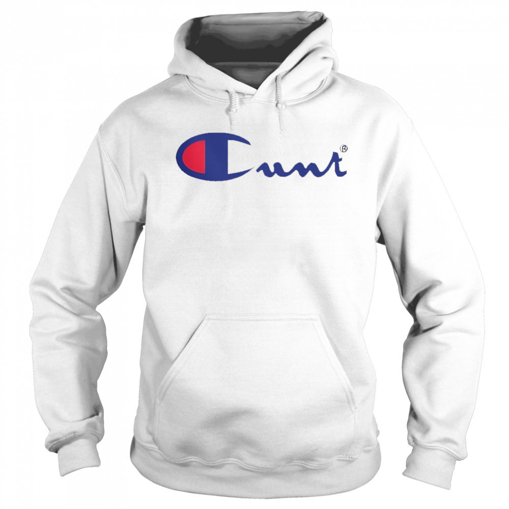 Champion Cunt Logo T-Shirt Hoodie