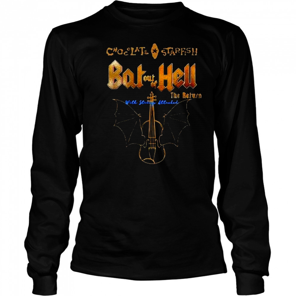 Chocolate Starfish Bat Out Of Hell T-Shirt Long Sleeved