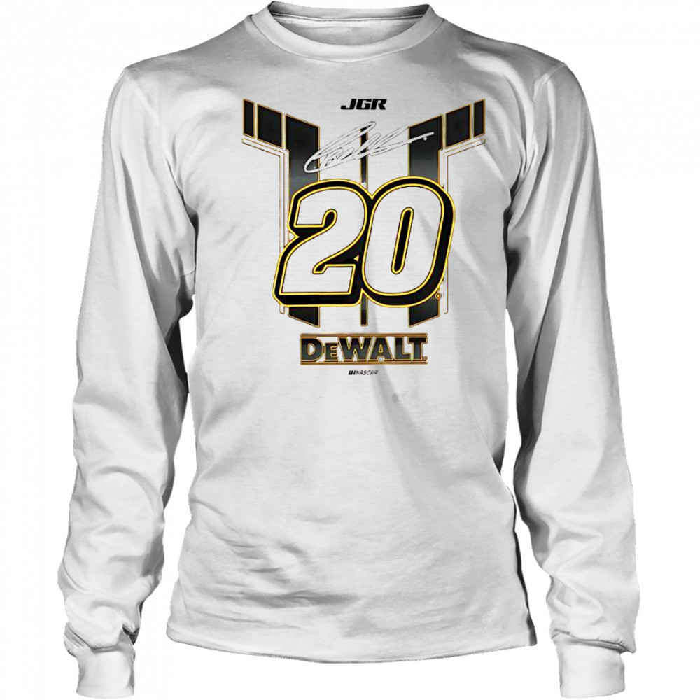 Christopher Bell #20 Dewalt Joe Gibbs Racing Team Signature T-Shirt Long Sleeved