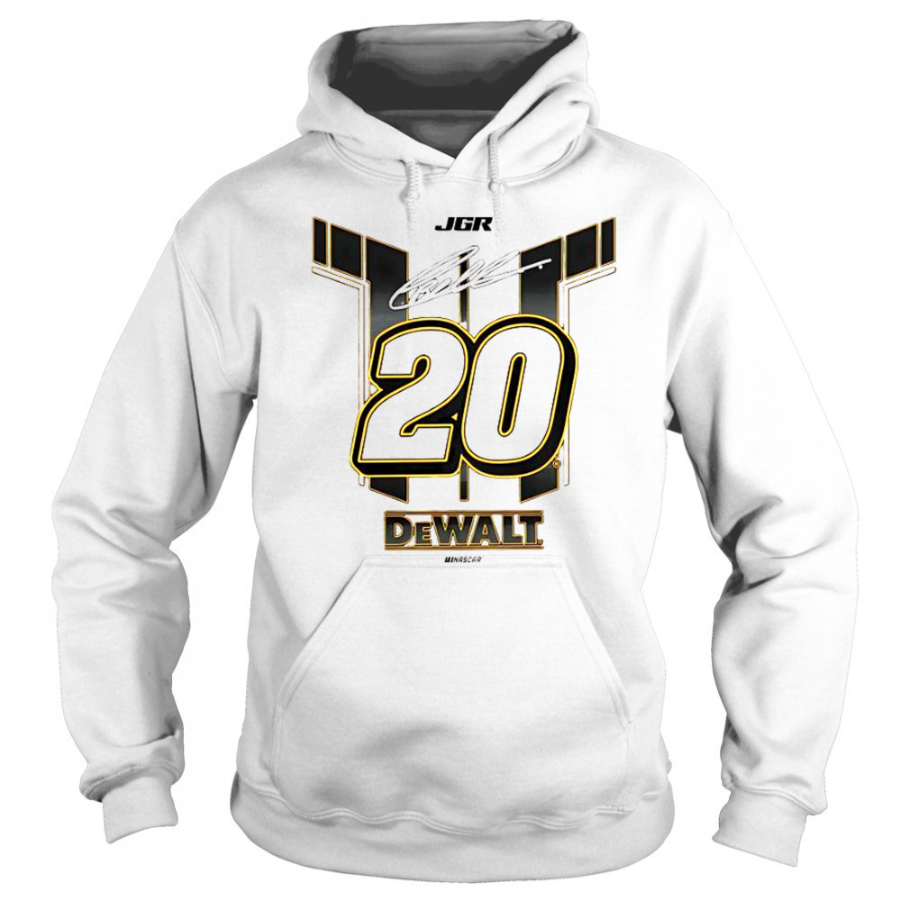 Christopher Bell #20 Dewalt Joe Gibbs Racing Team Signature T-Shirt Hoodie