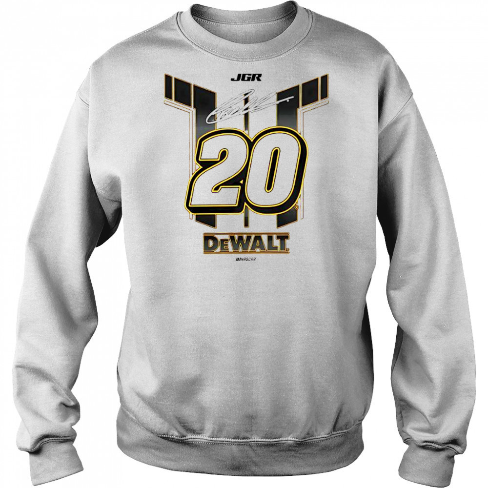 Christopher Bell #20 Dewalt Joe Gibbs Racing Team Signature T-Shirt Sweatshirt