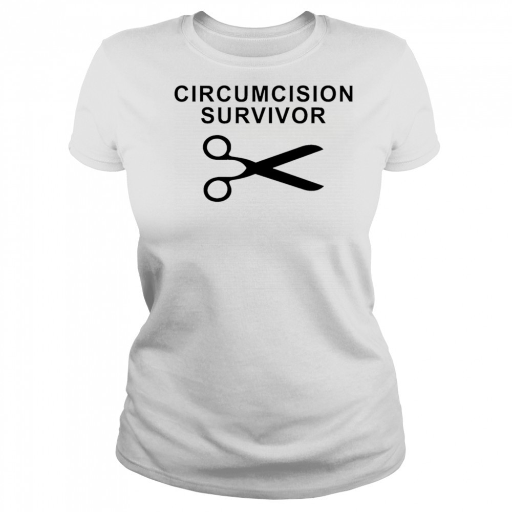 Circumcision Survivor scissors shirt Women's T-shirt