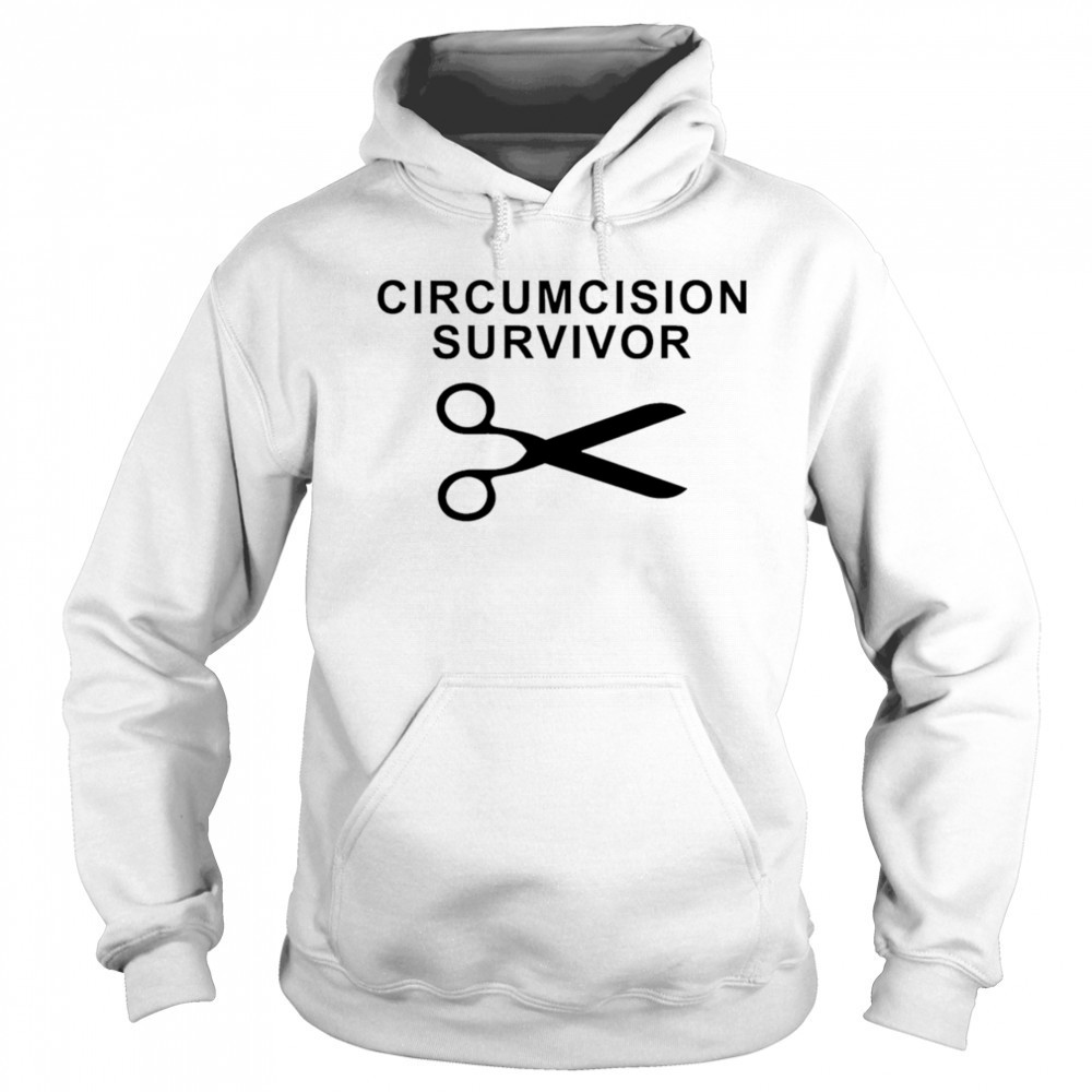 Circumcision Survivor scissors shirt Hoodie