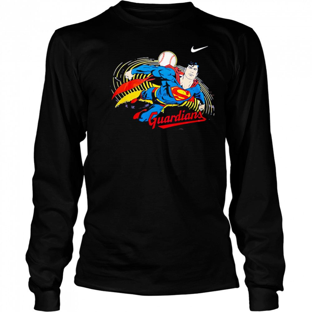 Cleveland Guardians Superman Game Day Hero shirt Long Sleeved