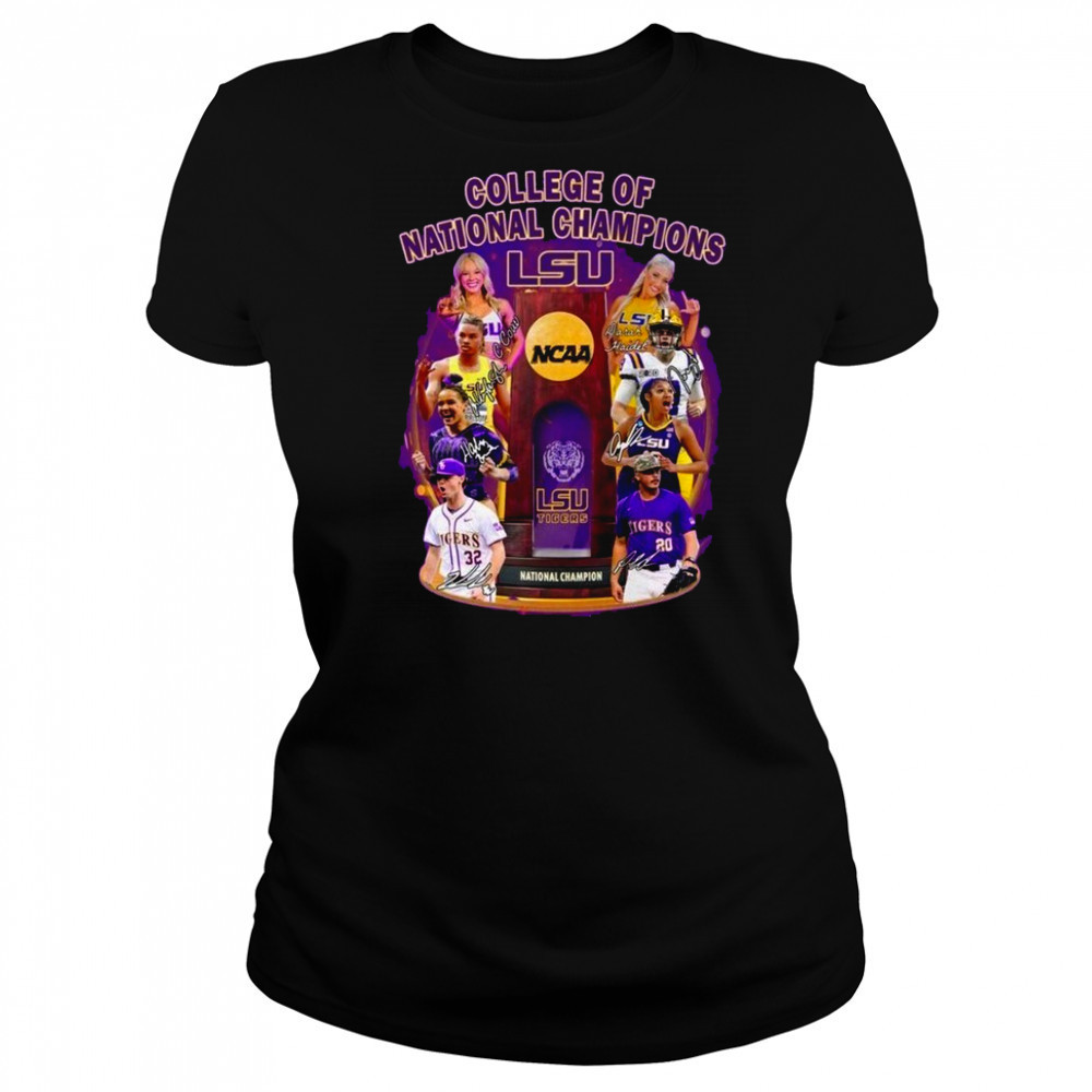 College Of National Champions LSU Tigers T-Shirt Women's T-shirt