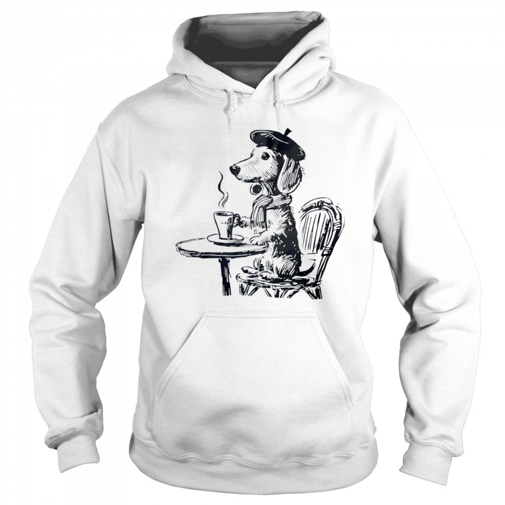 Dachshund dog coffee vintage shirt Hoodie