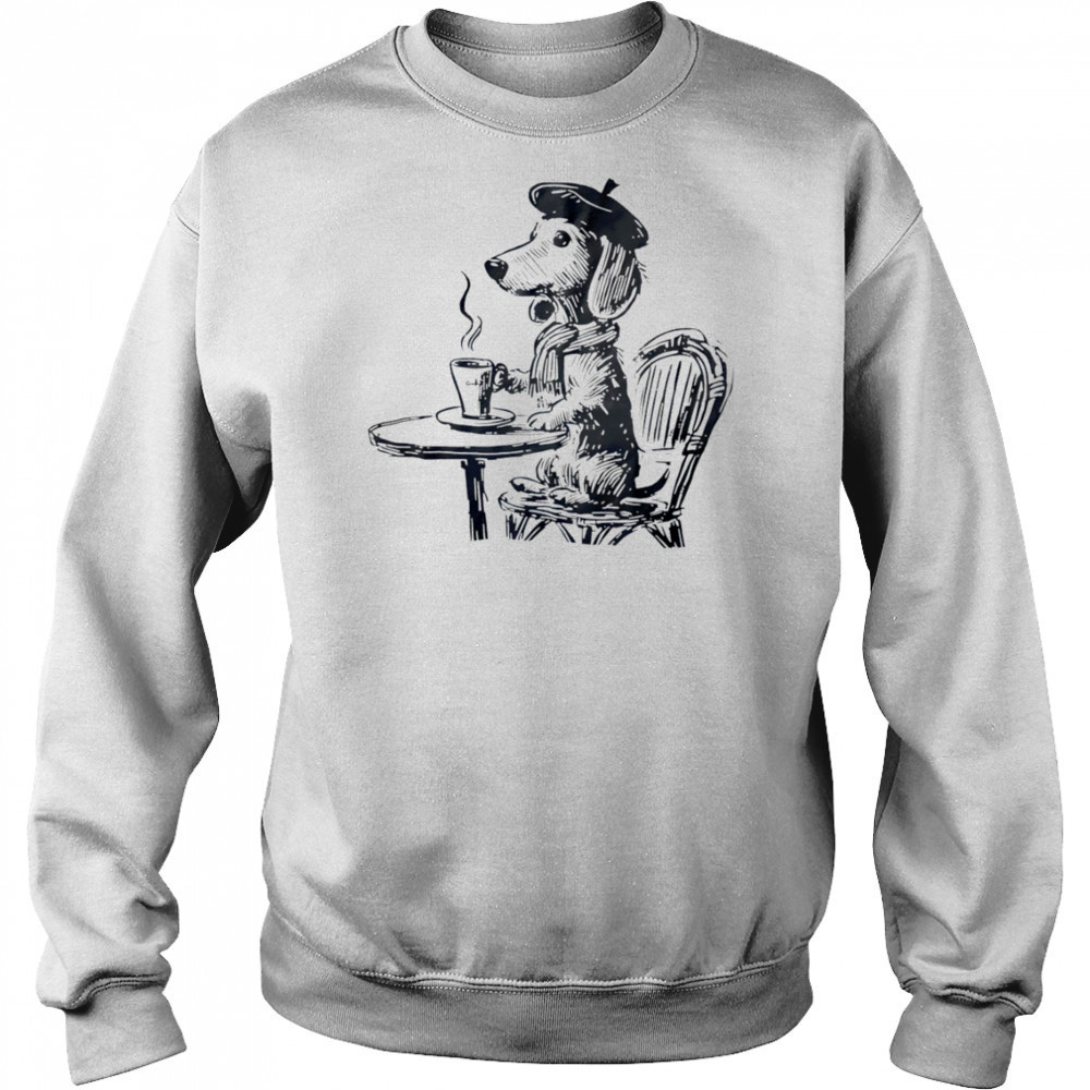 Dachshund dog coffee vintage shirt Sweatshirt