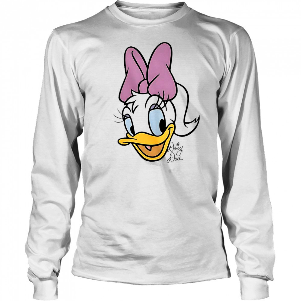 Daisy Duck Disney Big Face T-Shirt Long Sleeved