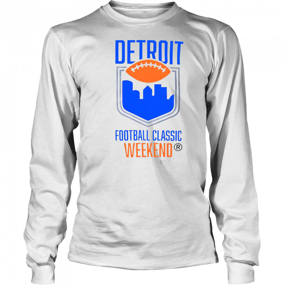 Detroit Football Classic Weekend T-Shirt Long Sleeved