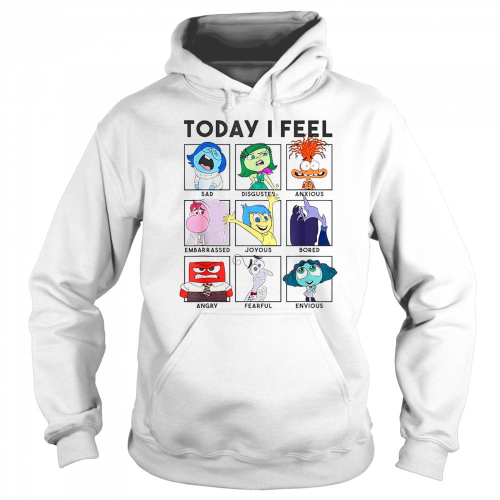 Disney Pixar Inside Out 2 Today I Feel T-Shirt Hoodie