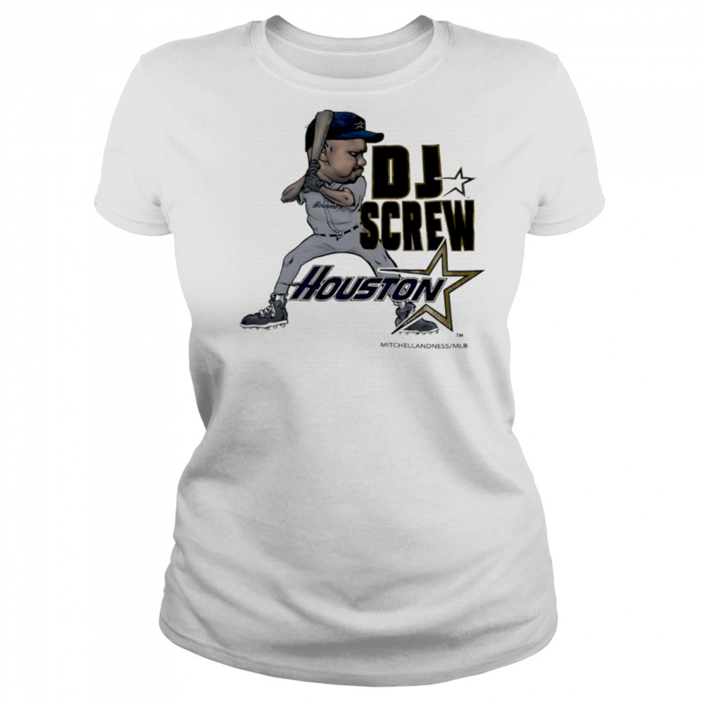 DJ Screw Day Houston Baseball Edition caricature shirt Women's T-shirt