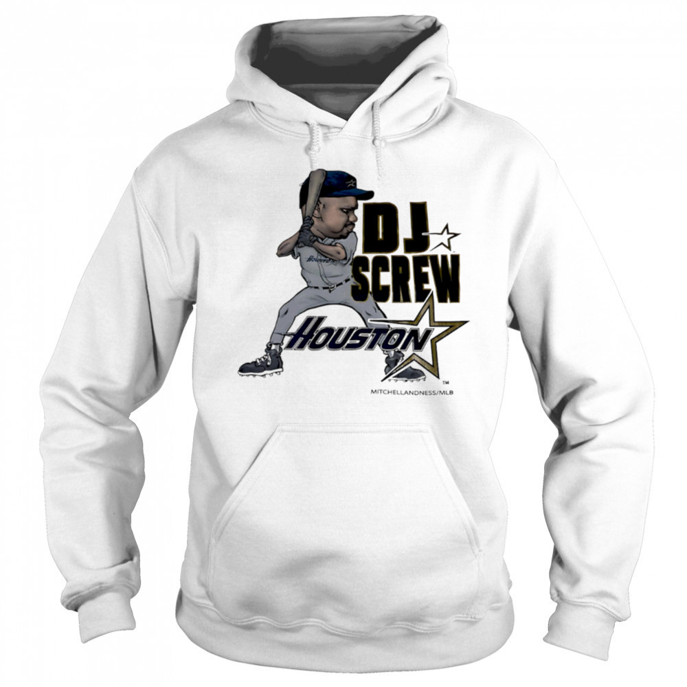 DJ Screw Day Houston Baseball Edition caricature shirt Hoodie