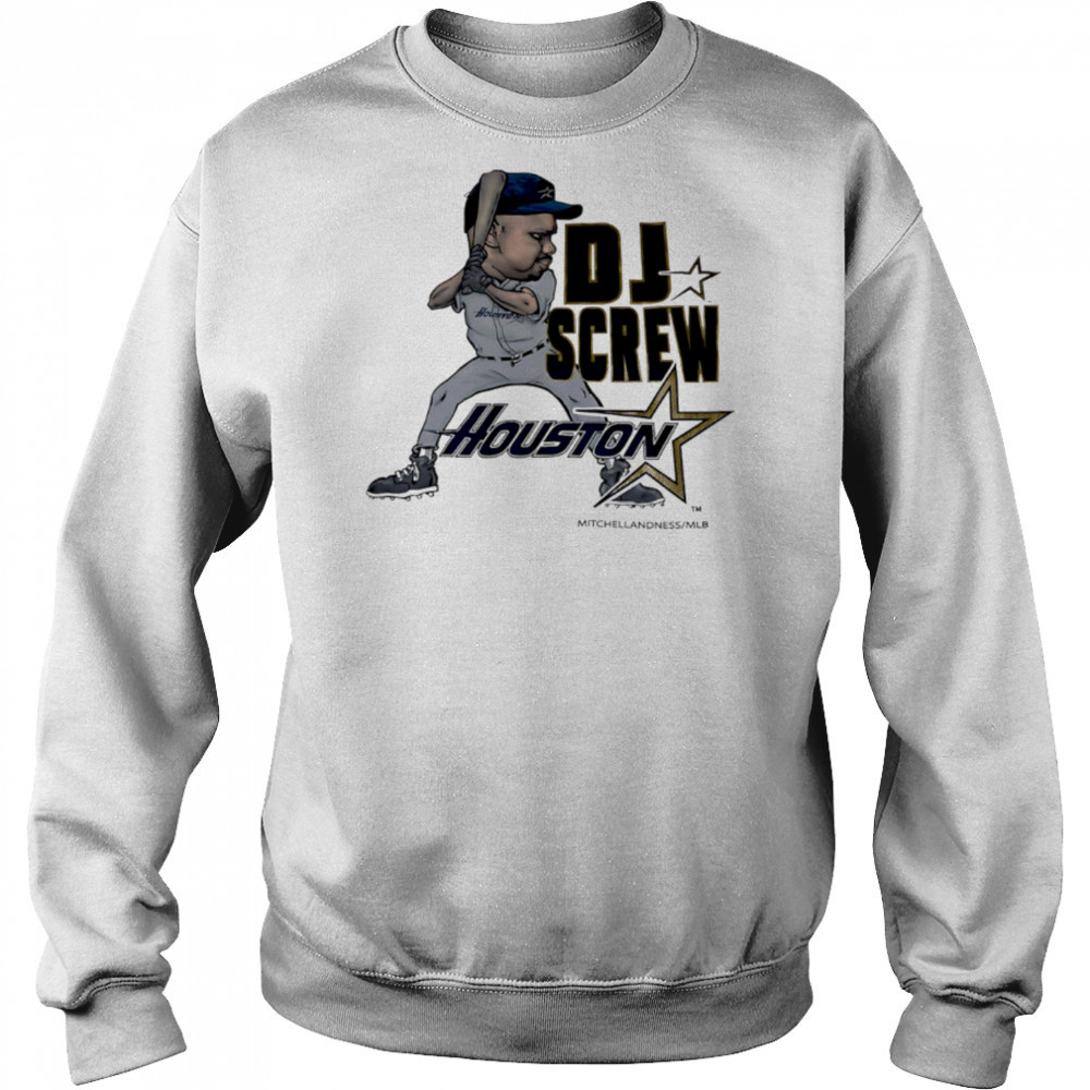 DJ Screw Day Houston Baseball Edition caricature shirt Sweatshirt
