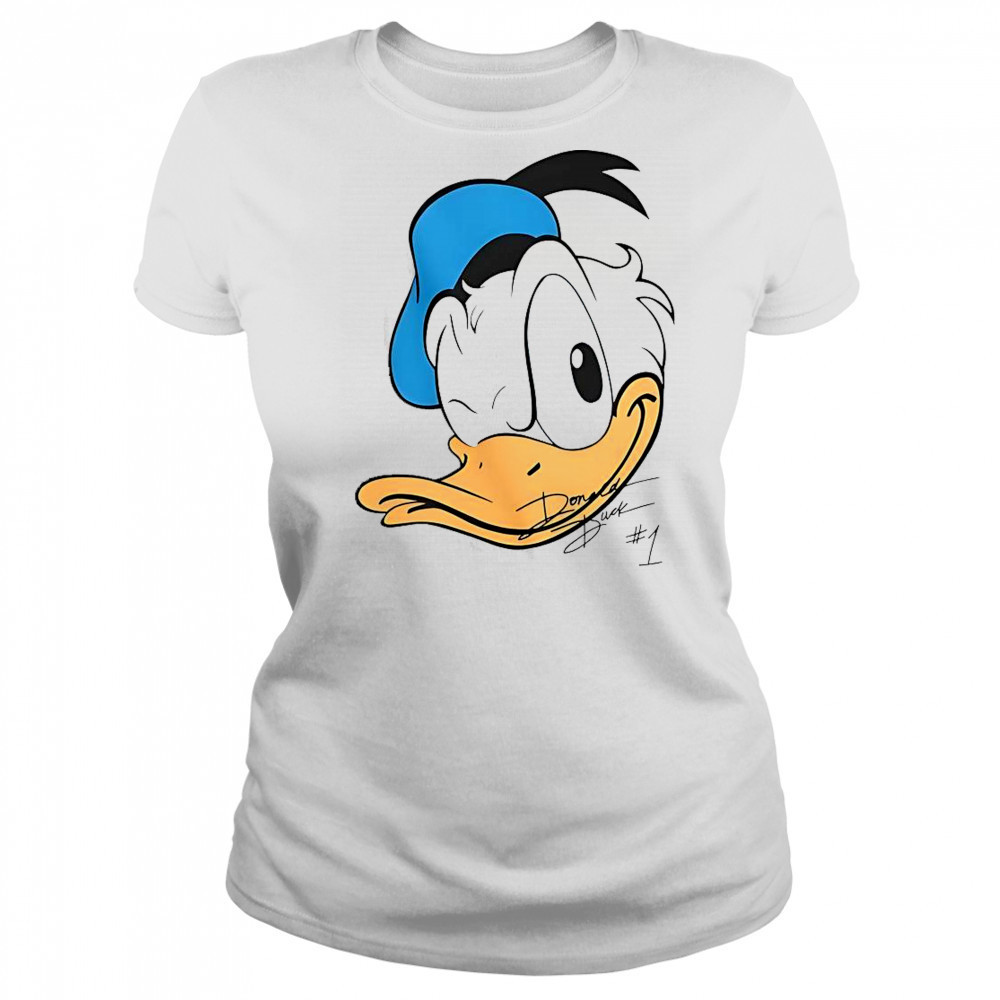 Donald Duck Disney Big Face T-Shirt Women's T-shirt
