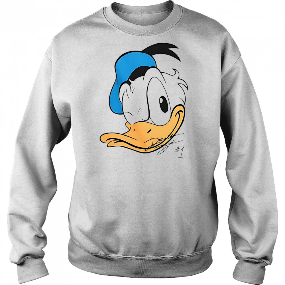 Donald Duck Disney Big Face T-Shirt Sweatshirt