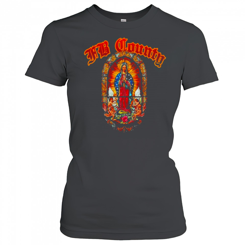Fb County Stain Glass Heavy Hard T-Shirt Women's T-shirt