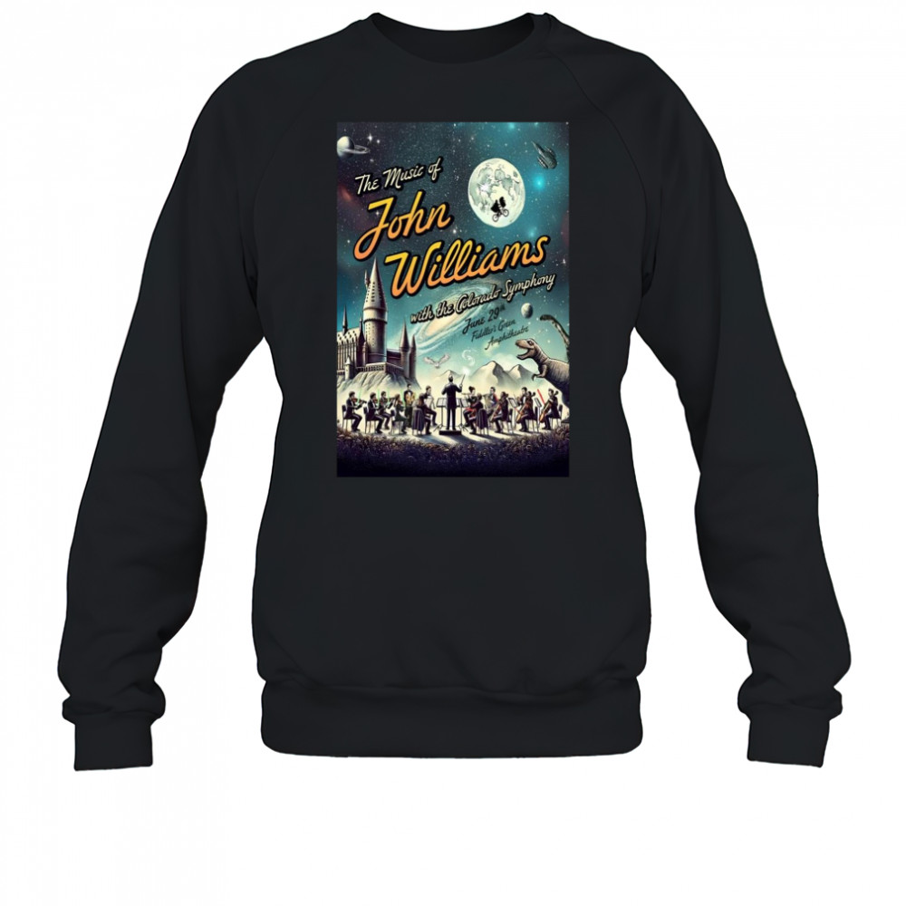 Fiddler Green Amphitheatre The Music Of John Williams June 29 2025 Poster T-Shirt Hoodie