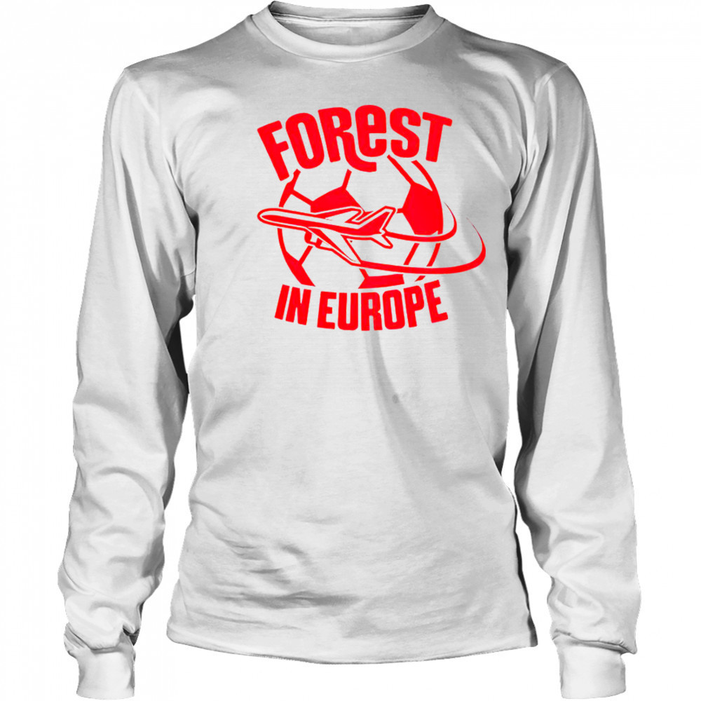 Forest In Europe T-Shirt Long Sleeved