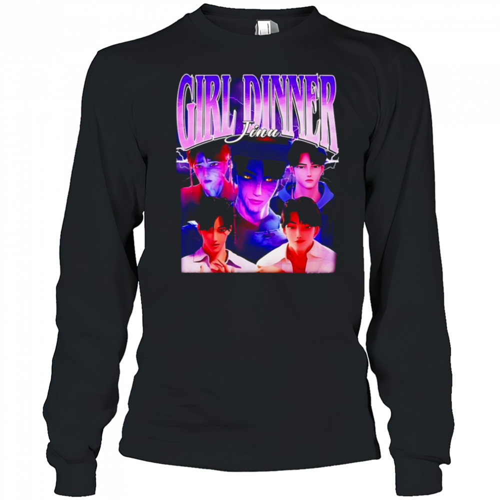 Girl Dinner Jinu Kpop bootleg shirt Long Sleeved
