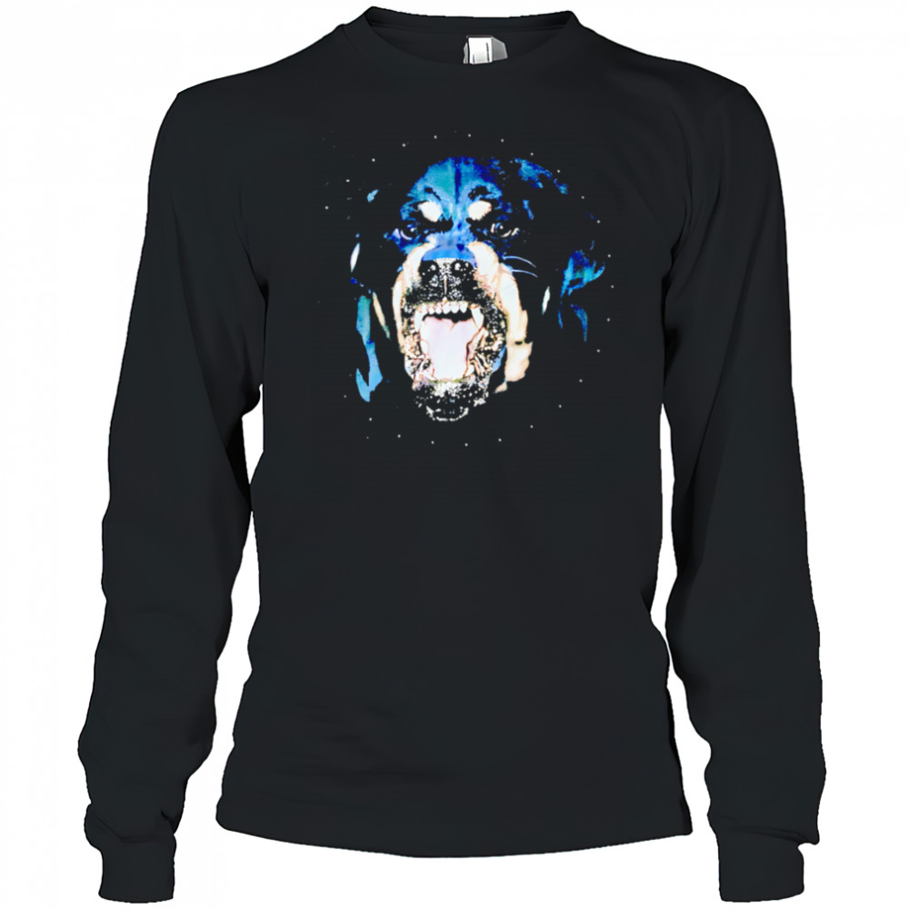 Givenchy Black Rottweiler Dog shirt Long Sleeved