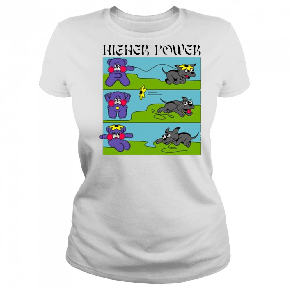 Higher Power Flower Dog T-Shirt Women's T-shirt