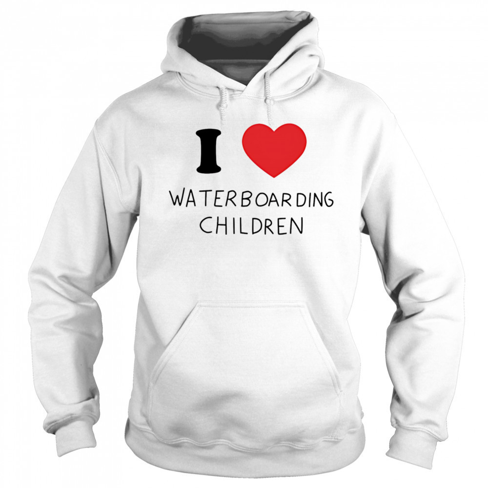 I love waterboarding children shirt Hoodie