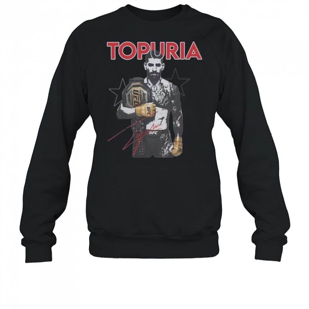 Ilia Topuria Ufc Champions T-Shirt Hoodie