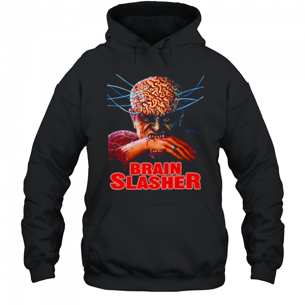 Iron Fortress Records Brain Slasher Horror T-Shirt Sweatshirt