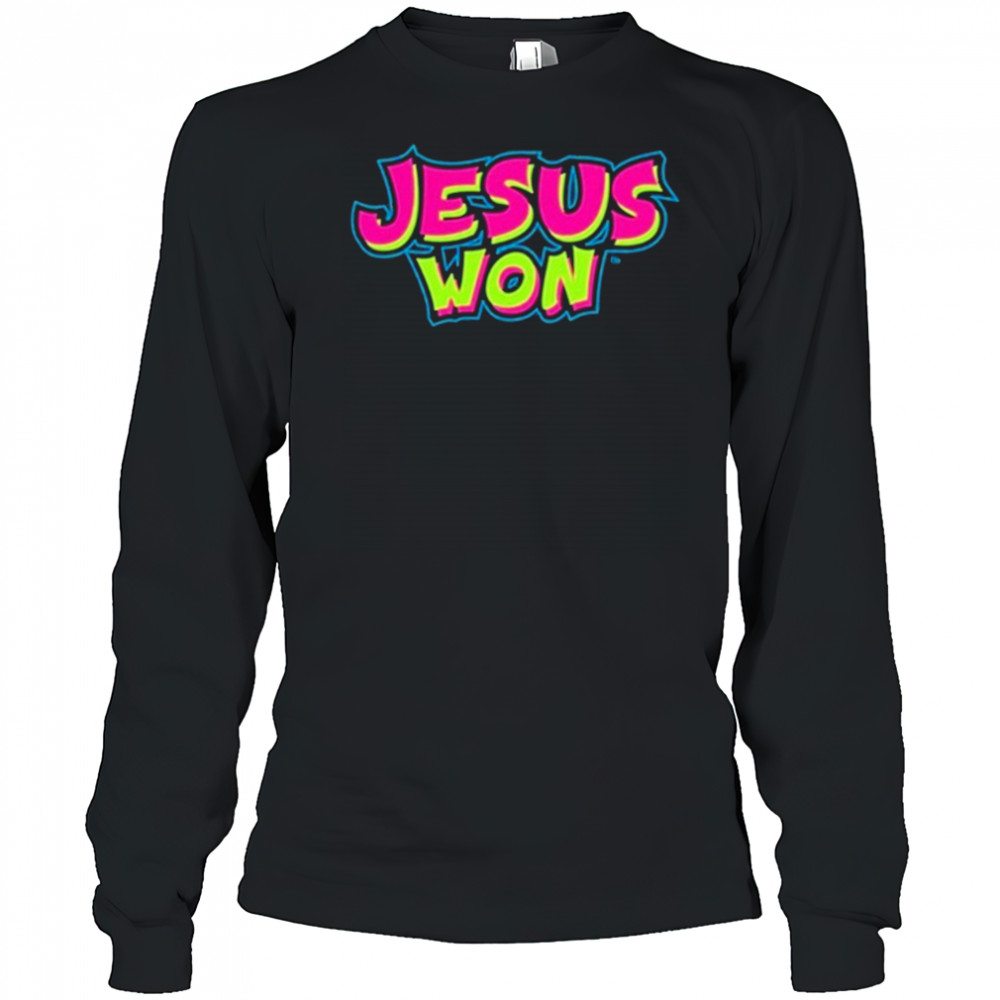 Jesus Won T-Shirt Long Sleeved