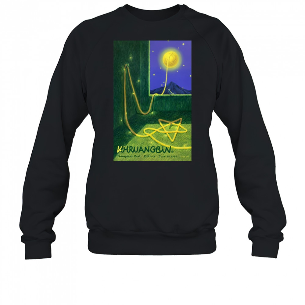 Khruangbin Poster June 29 2025 Thompson’s Point Portland ME T-Shirt Hoodie