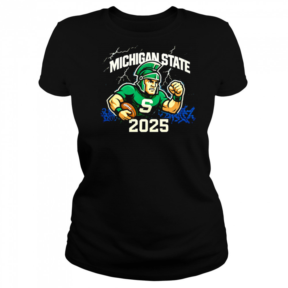 Michigan State Spartans 2025 Ready for Battle Built to Win shirt Women's T-shirt