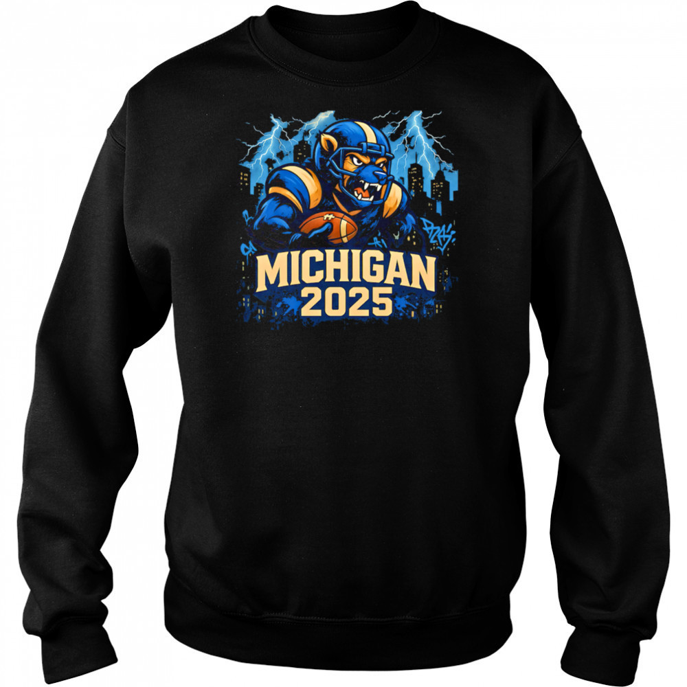 Michigan Wolverines 2025 mascot Growl shirt Sweatshirt