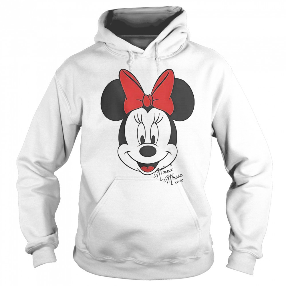 Minnie Mouse Disney Big Face T-Shirt Hoodie