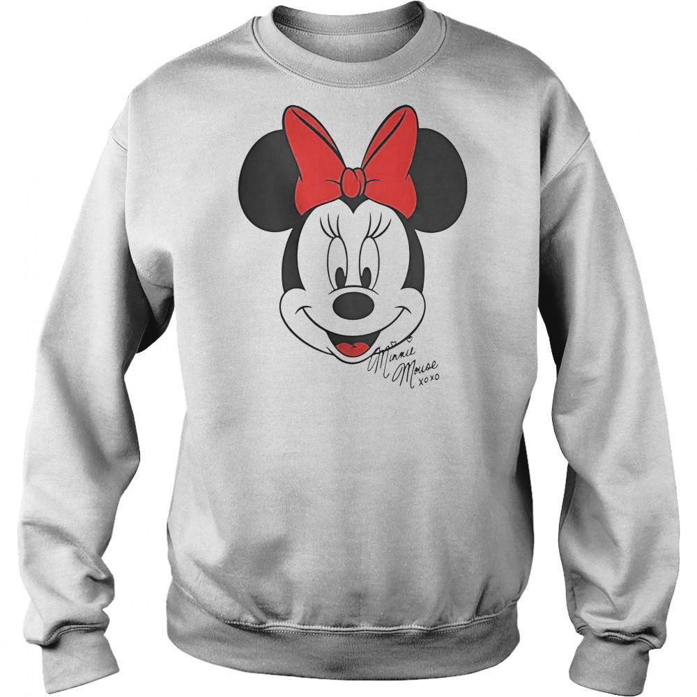 Minnie Mouse Disney Big Face T-Shirt Sweatshirt