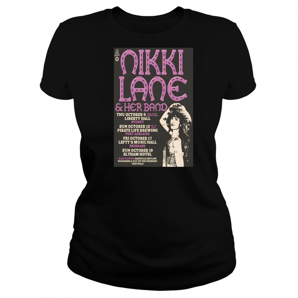 Nikki Lane Tour Australia 2025 Poster T-Shirt Women's T-shirt