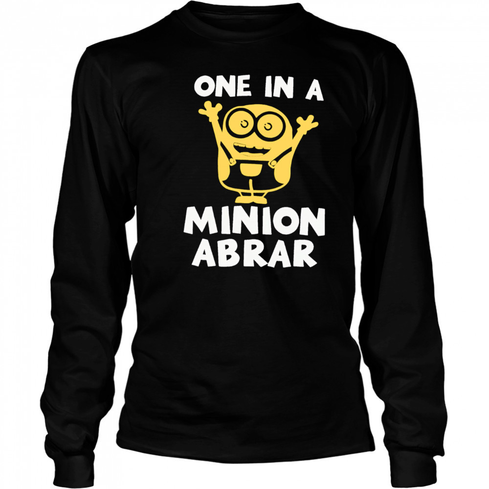 One In A Minion Abrar shirt Long Sleeved