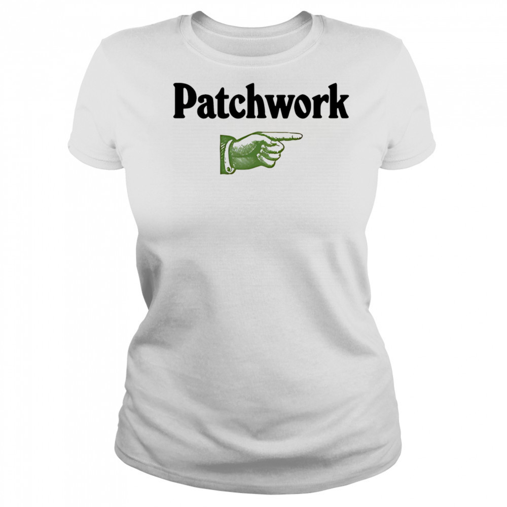 Patchwork this way Ecru shirt Women's T-shirt