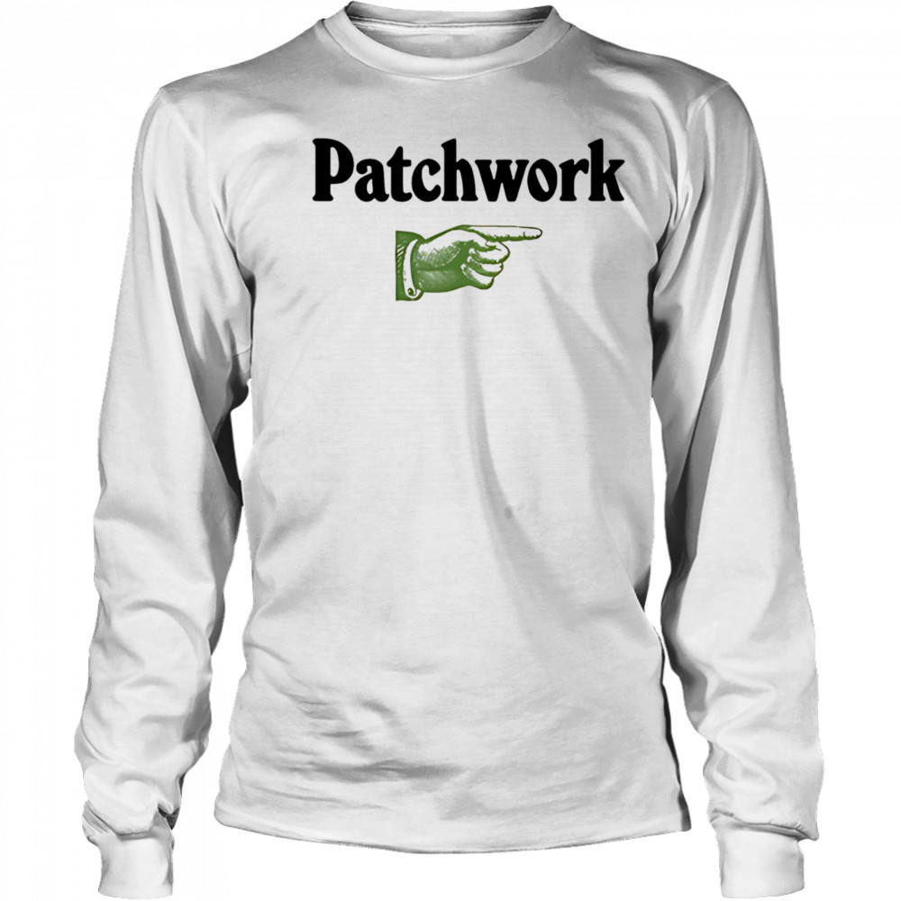 Patchwork this way Ecru shirt Long Sleeved