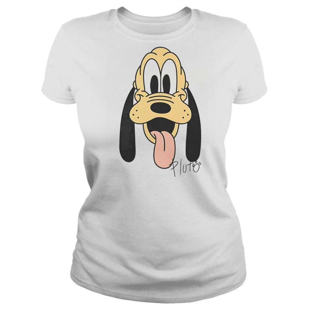 Pluto Disney Big Face T-Shirt Women's T-shirt