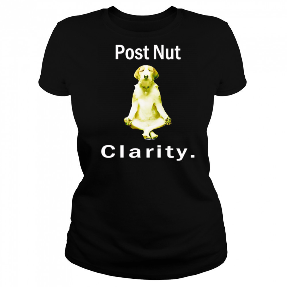 Post nut clarity dog shirt Women's T-shirt