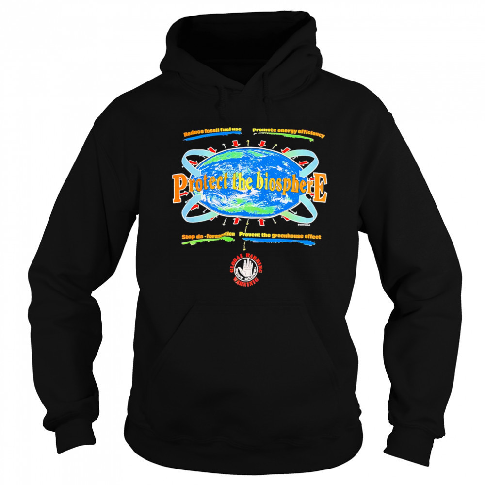 Protect the biosphere retro shirt Hoodie