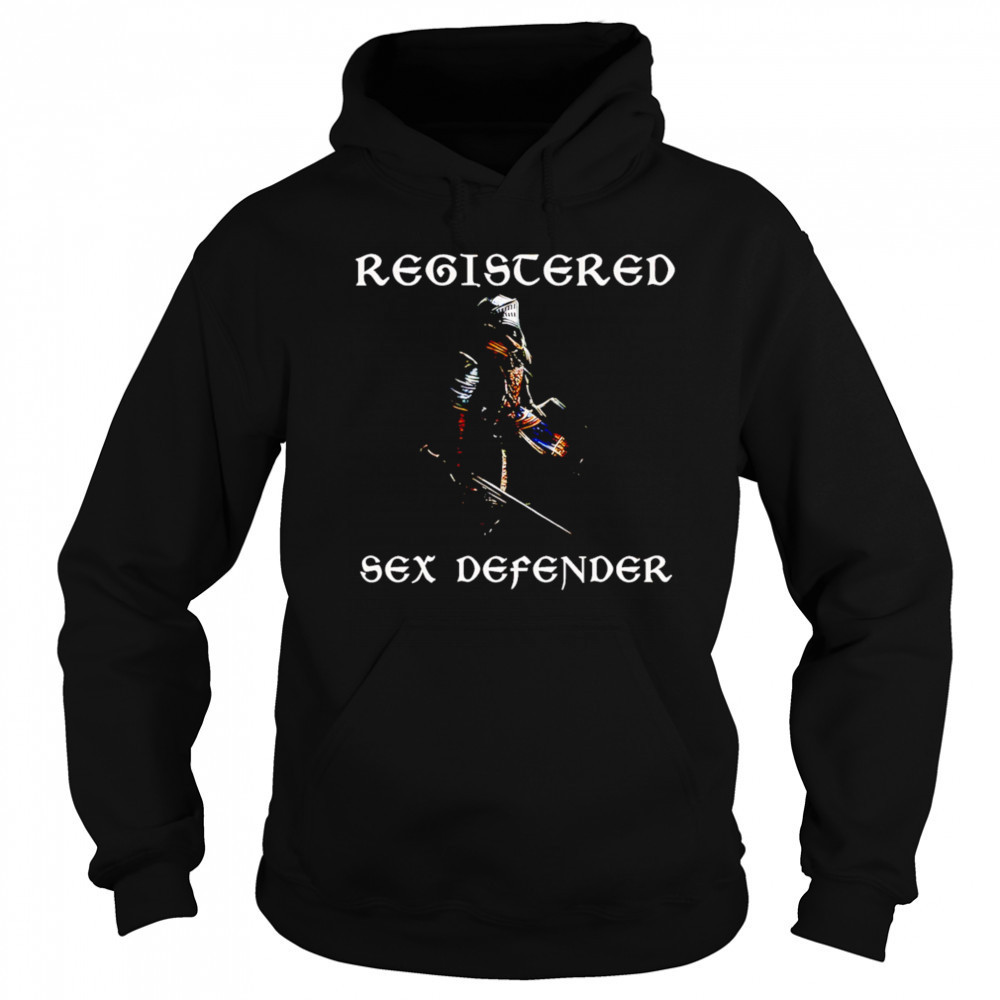 Registered Sex Defender combatant shirt Hoodie
