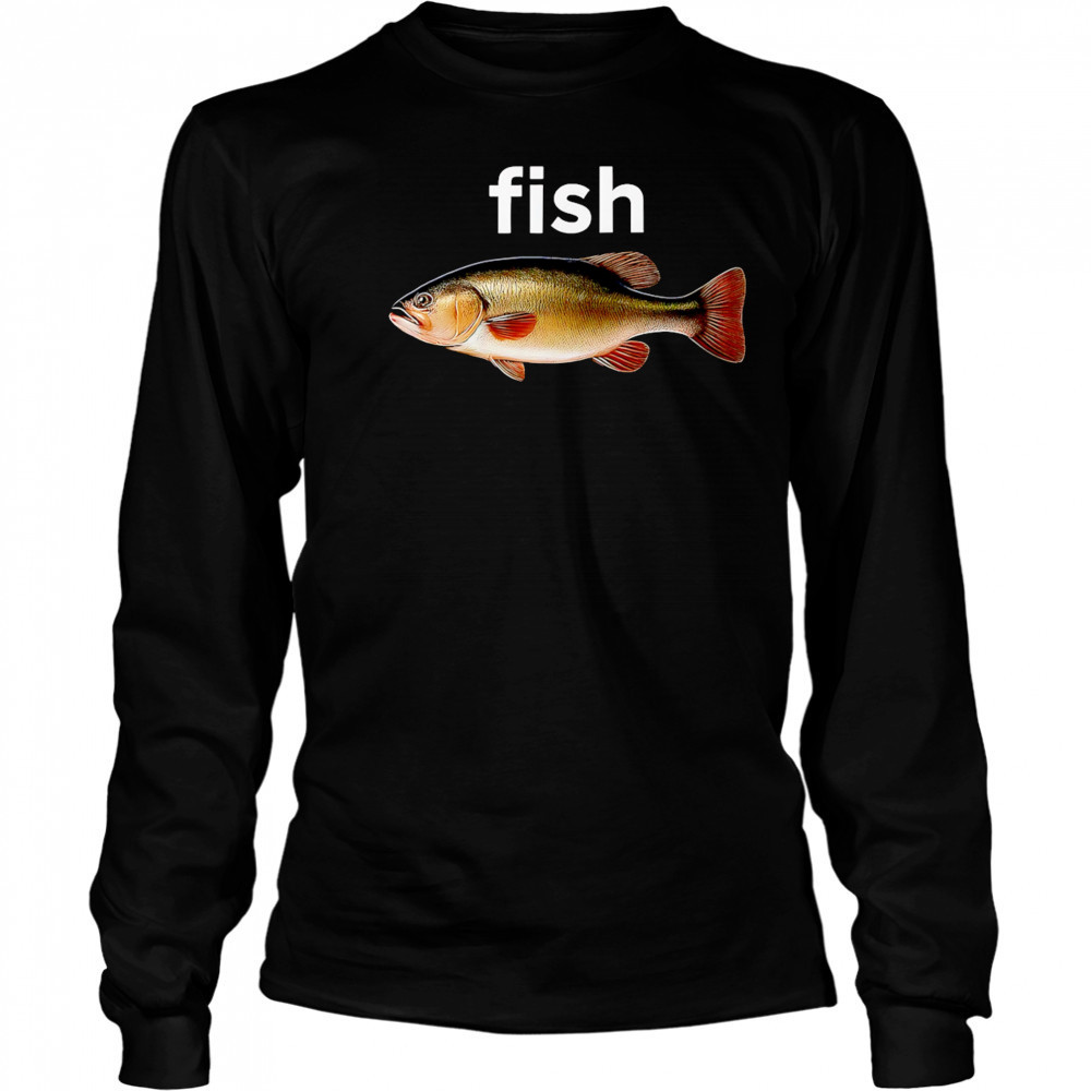Sea bass fish shirt Long Sleeved