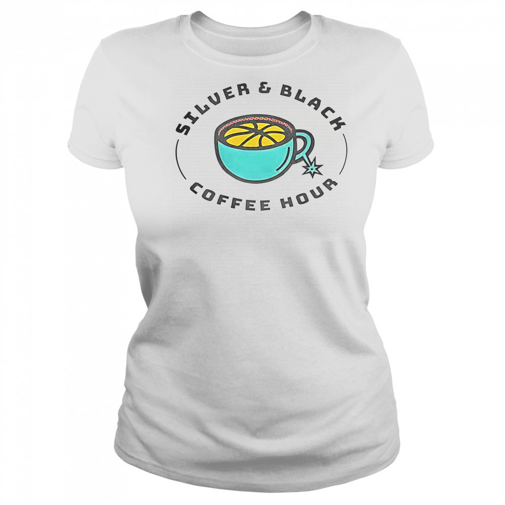 Silver And Black Coffee Hour T-Shirt Women's T-shirt