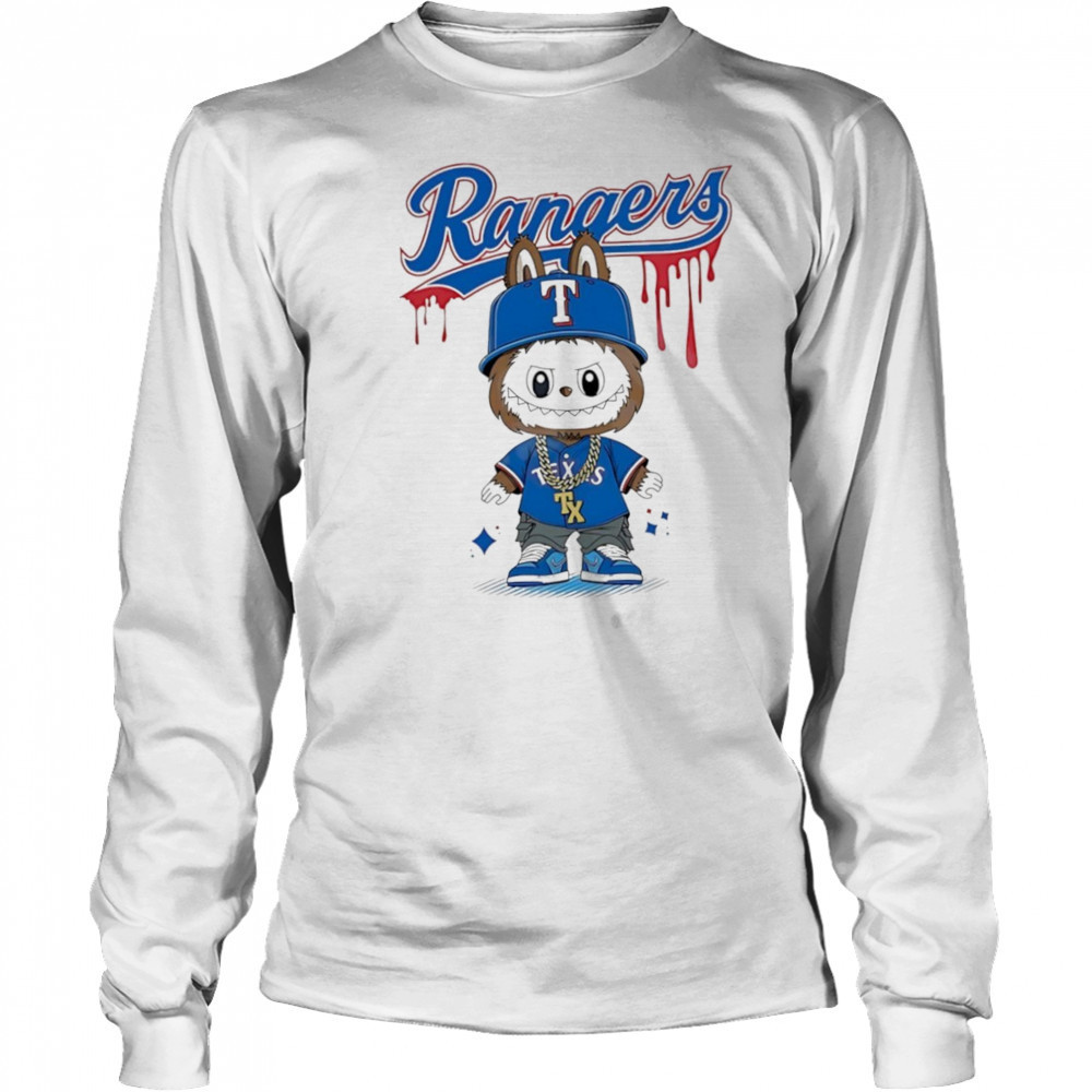 Texas Rangers x Labubu Shirt Long Sleeved