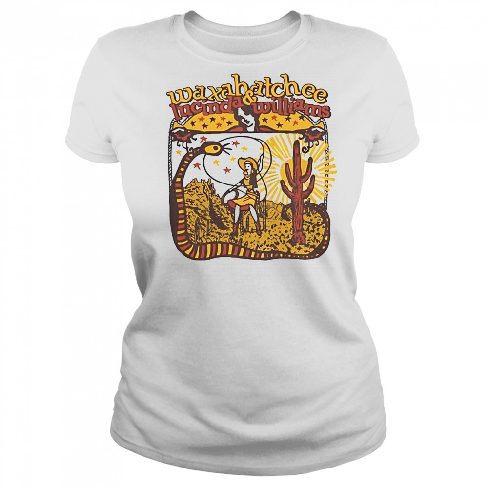 Top Waxahatchee Lucinda And Williams Luck Event 2025 Cowgirl Desert T-Shirt Women's T-shirt