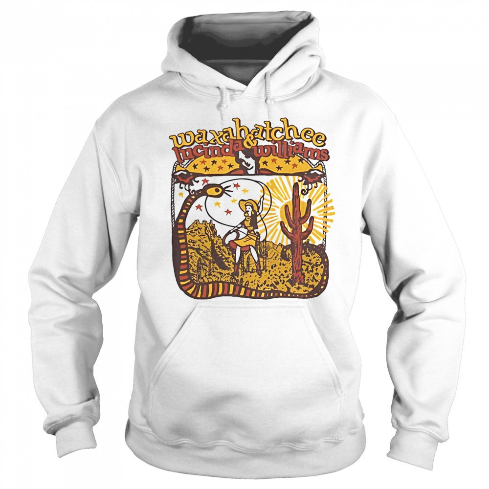 Top Waxahatchee Lucinda And Williams Luck Event 2025 Cowgirl Desert T-Shirt Hoodie