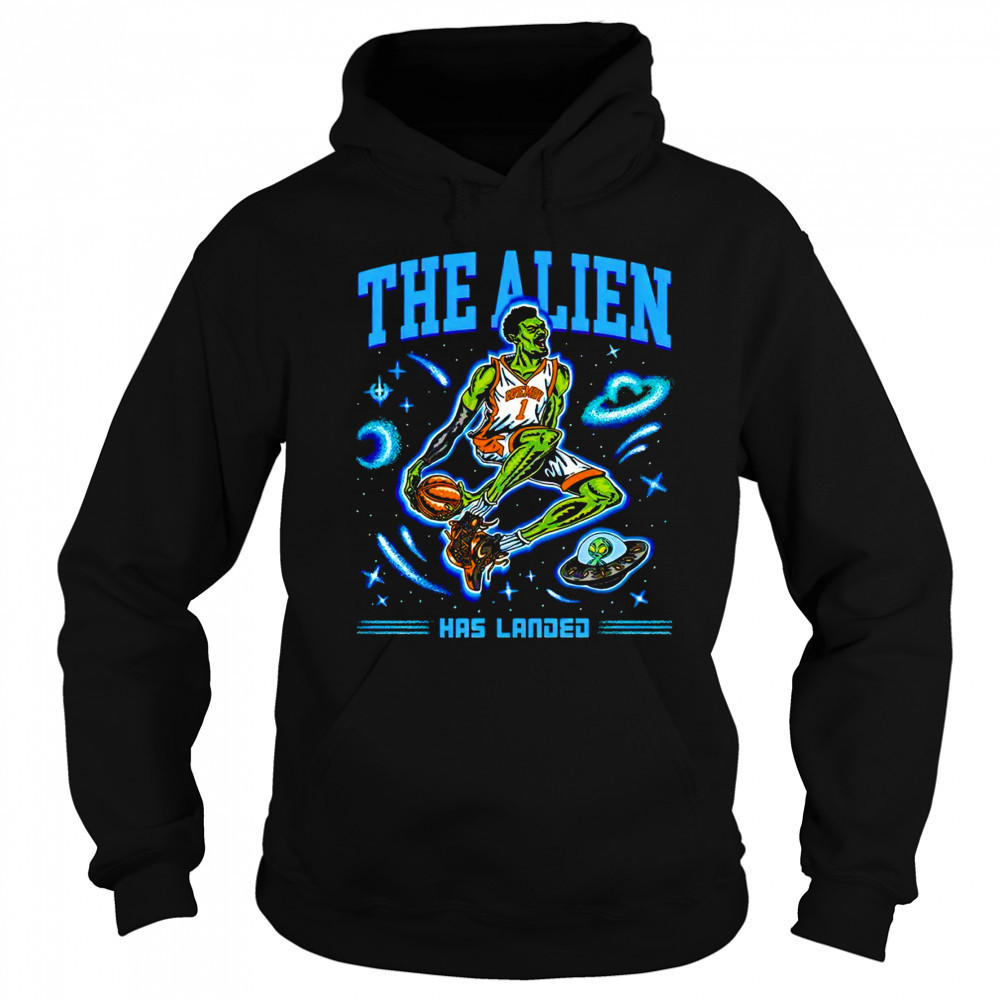 Victor Wembanyama San Antonio Spur the Alien has landed shirt Hoodie