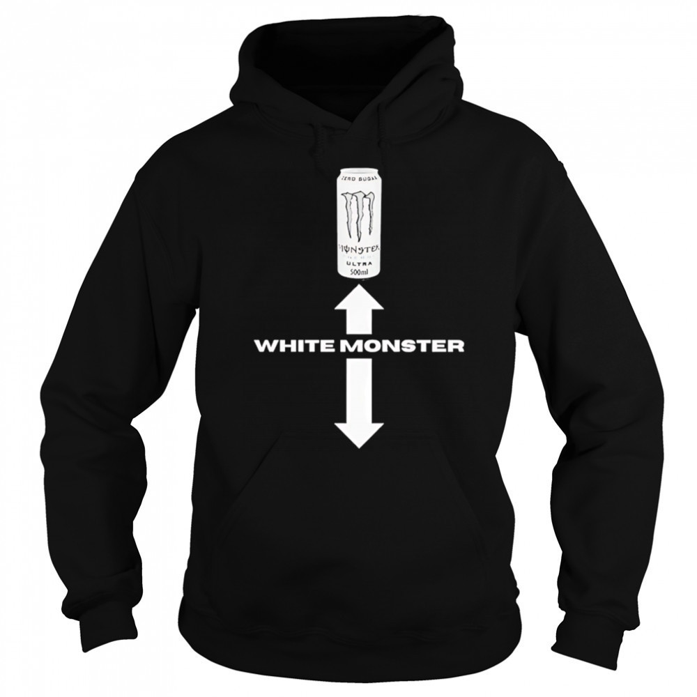 White Monster Energy shirt Hoodie