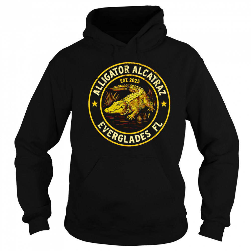 Alligator Alcatraz Est 2025 logo shirt Hoodie